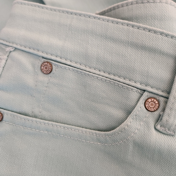 Talbots Slim Ankle Flawless Five-Pocket Aqua 12p Jeans - Picture 2 of 10